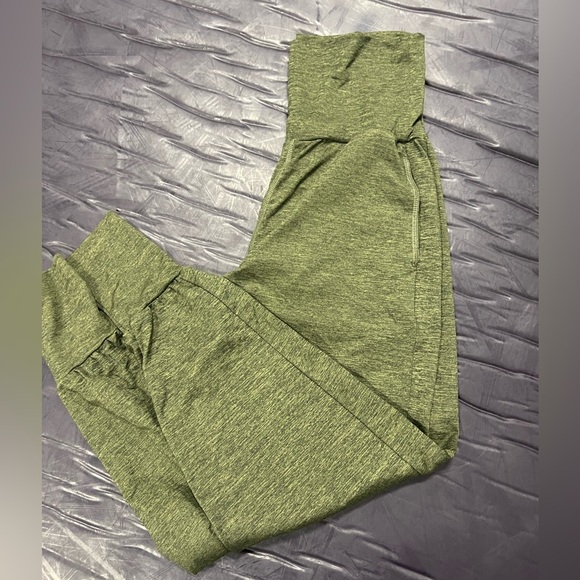 Aerie high waisted jogger pants in olive green size S/TP - Picture 6 of 10
